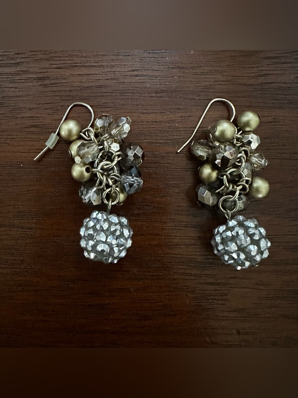 Women's Earrings Bronze Silver Dangly Earrings